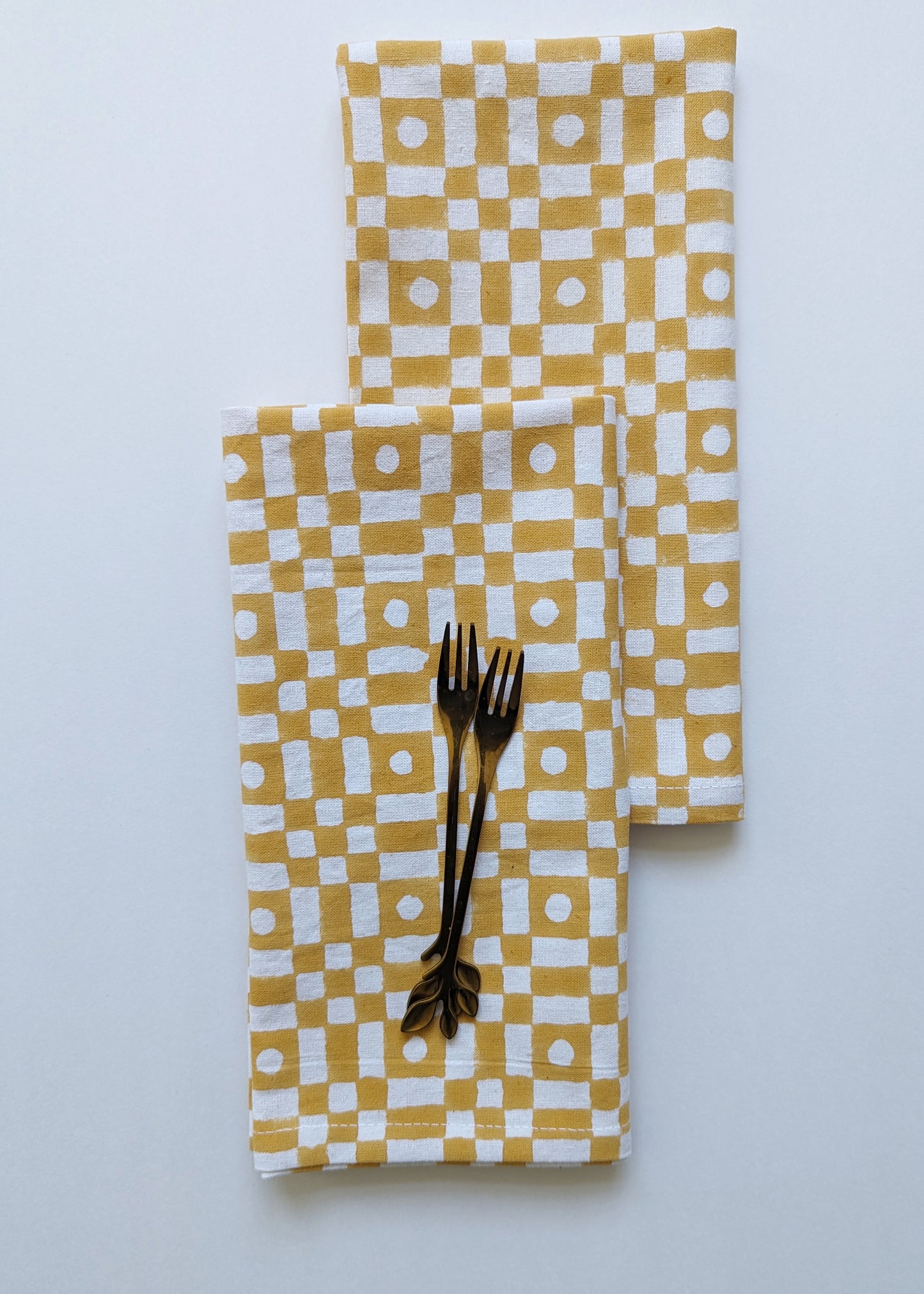 Sunny Side Up Napkin | Block printed napkins