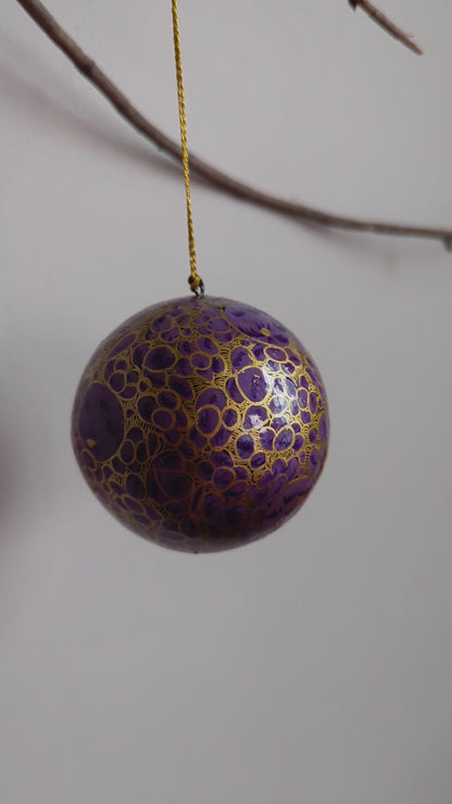 Hand painted Christmas Ornaments I (Set of 2)