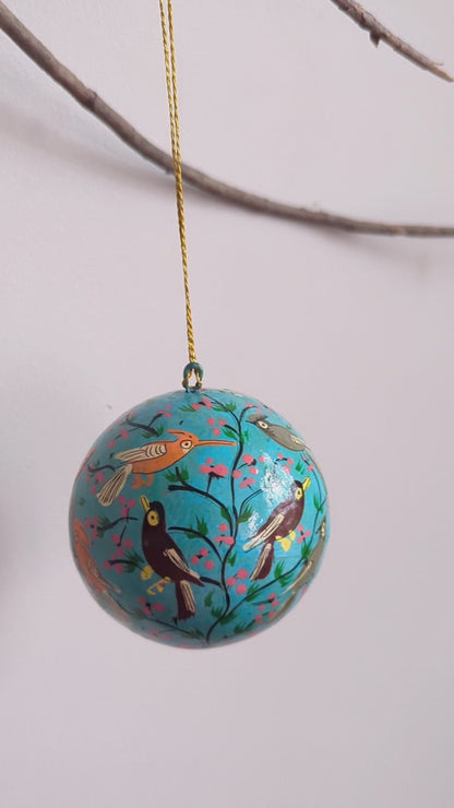 Hand painted Christmas Ornaments II (Set of 2)